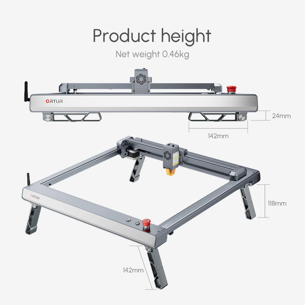 Cheap β ORTUR FFT1.0 Foldable Feet for ORTUR Laser Master 3 Laser Engraver, 4Pcs β - Image 6