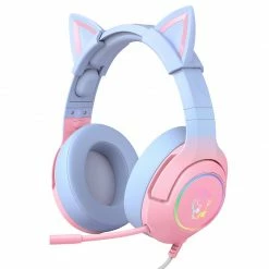 Top 10 👍 Onikuma K9 CAT ELF Gaming Headset with Removable Cat Ears Noise Canceling Headphone Limited Edition 😉