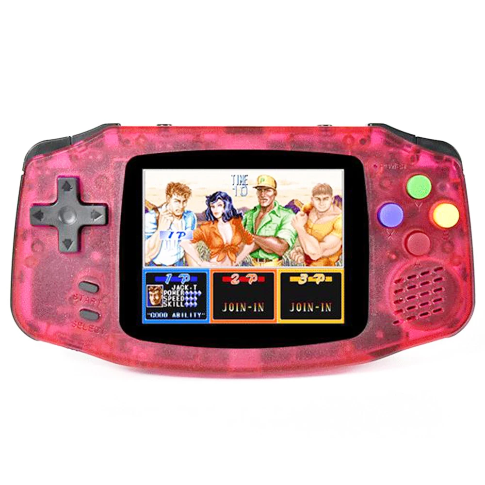 Flash Sale βοΈ Powkiddy A30 Retro Handheld Game Console 2.8 Inch IPS HD Screen 1200mA 32GB Built-In 4000 Games Supports Adding ROM Red π