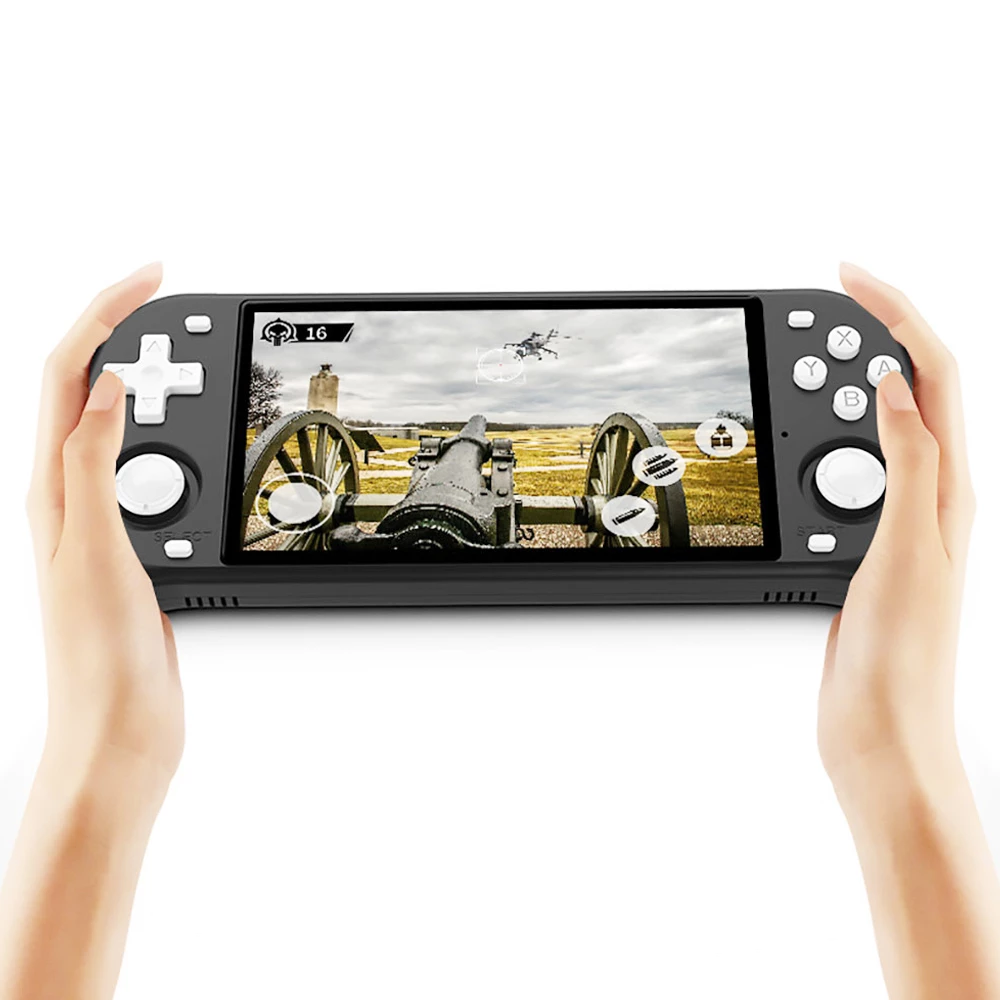 Flash Sale π Powkiddy RGB10 Max2 256GB Retro Game Console, 5.0 Inch IPS Screen, WiFi Bluetooth, EE4.3 Open Source, RK3326, 3D Rocker, 6H Battery Life, N64 NEOGEO CPS FBA MD PS1 GBA NDS NGP FC SFC Simulators, Black π₯° - Image 2