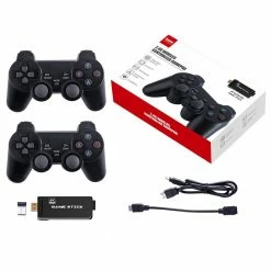 Wholesale β PS3000 64GB 4K Retro Game Stick with 2 Wireless Gamepads 10000+ Games Pre-installed β