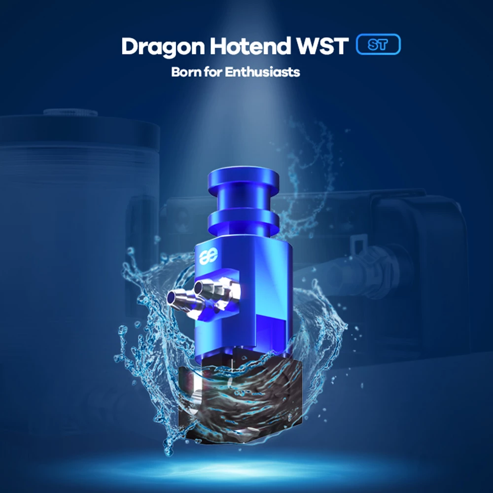 Best Pirce π Phaetus Dragon WST Hotend, Water Circulation Heat Dissipation, 500 Celsius Degrees Temperature Resistance, For Normal 3D Printers, Compatible with All Consumable PLA/ABS/ PETG/TPU/PP/PC/Nylon/PEEK/PEI and Composite Materials π - Image 2