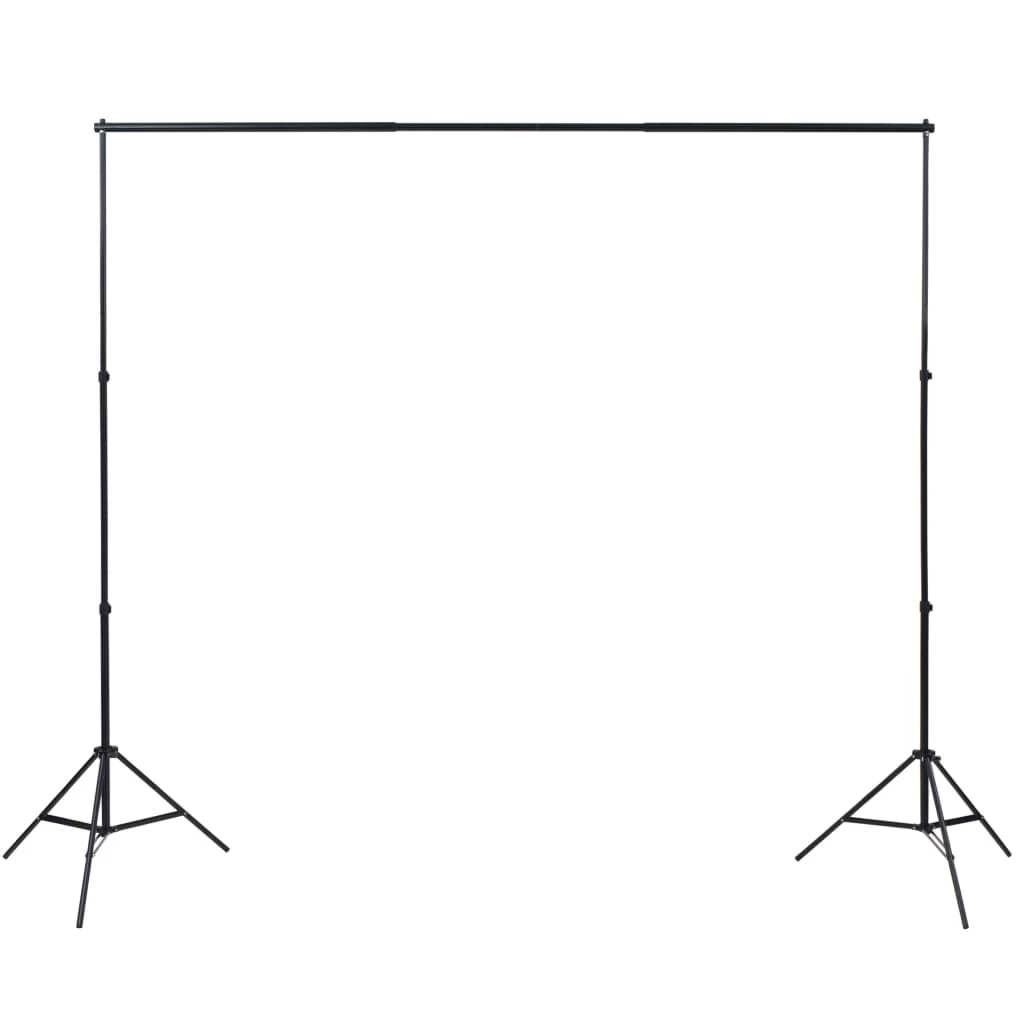 Buy π Photo Studio Kit with 3 Cotton Backdrops Adjustable Frame 3x5m π - Image 2