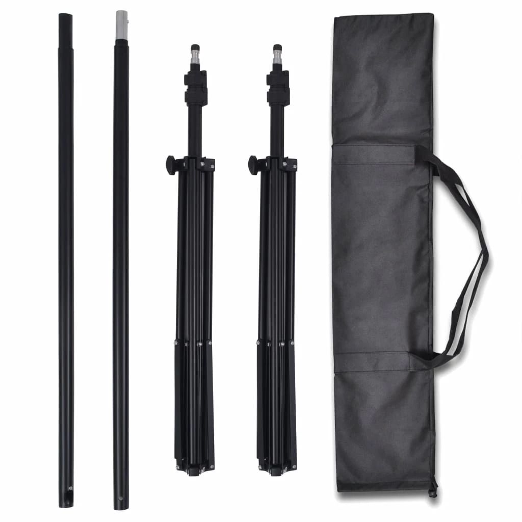 Buy π Photo Studio Kit with 3 Cotton Backdrops Adjustable Frame 3x5m π - Image 4