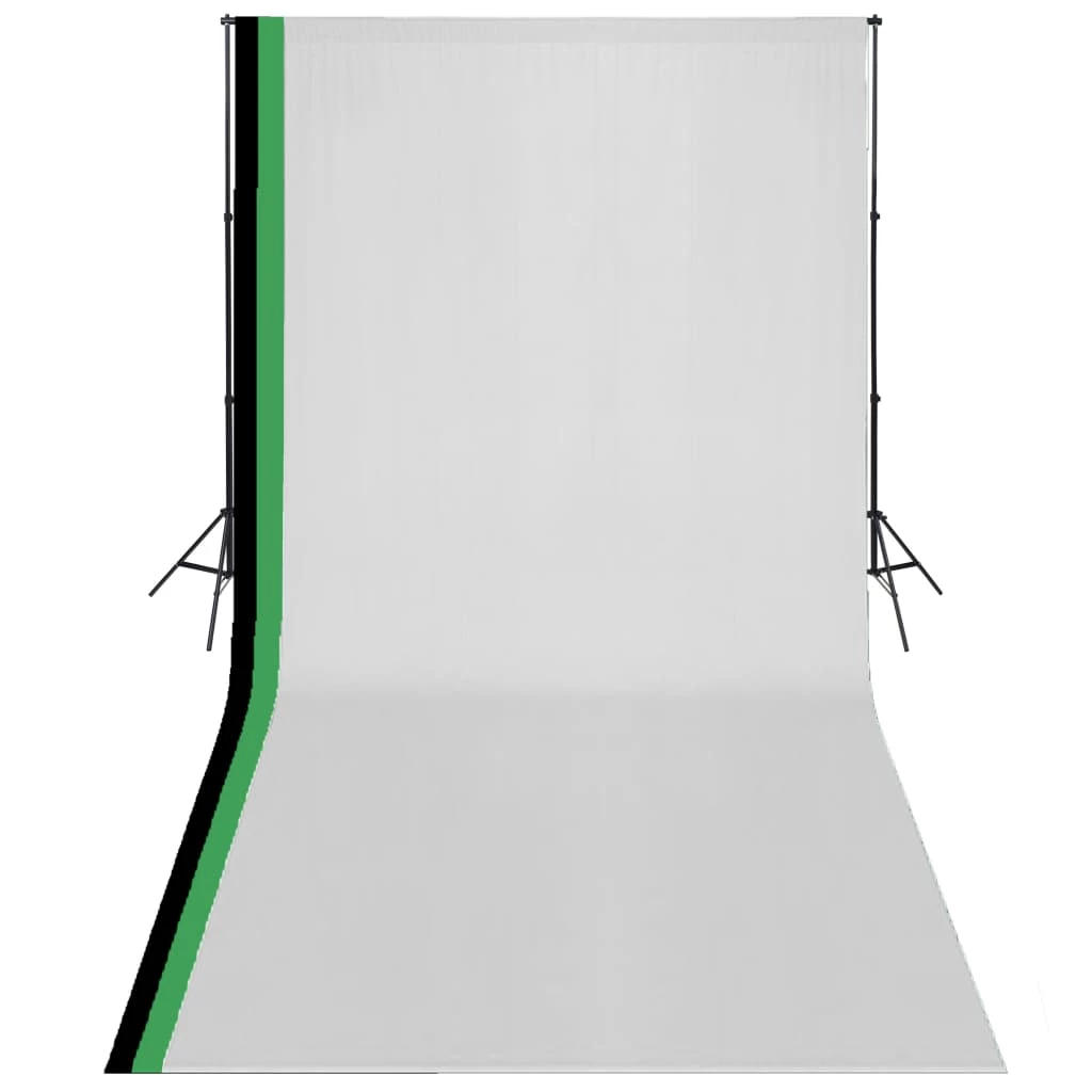 Buy π― Photo Studio Kit with 3 Cotton Backdrops Adjustable Frame 3x6m π
