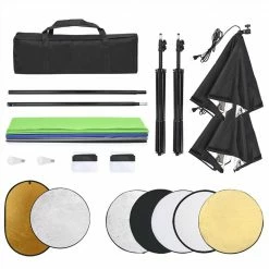 Cheap βοΈ Photo Studio Kit with Light Set, Backdrop and Reflector π