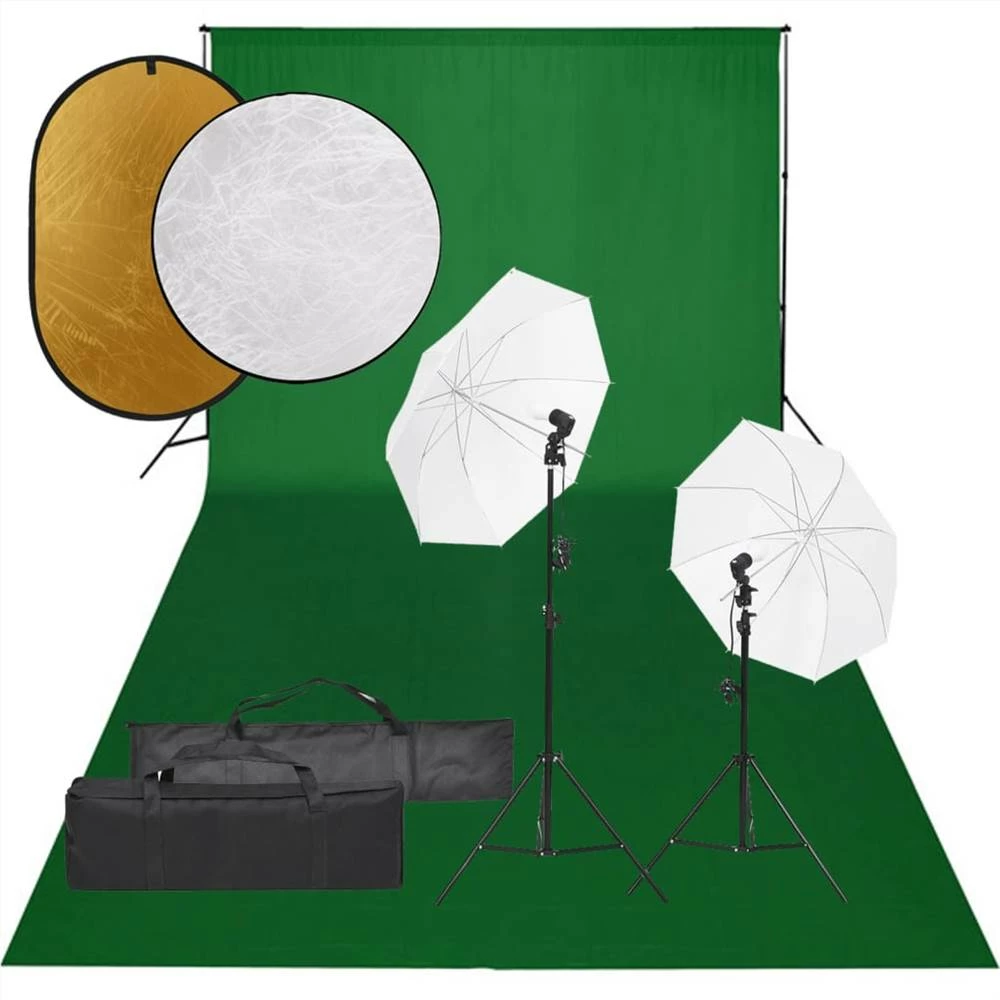 Brand new β Photo Studio Kit with Light Set, Backdrop and Reflector π