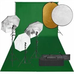 Wholesale ✔️ Photo Studio Kit with Light Set, Backdrop and Reflector 🎉