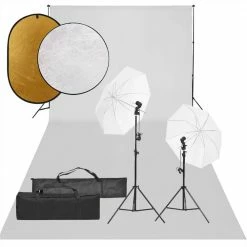 Wholesale 🎁 Photo Studio Kit with Light Set, Backdrop and Reflector 🔥