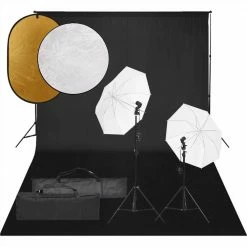 Coupon π Photo Studio Kit with Light Set, Backdrop and Reflector π