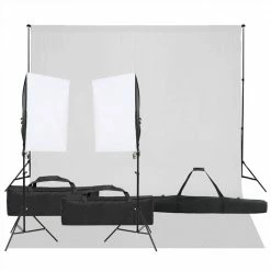 Cheap π― Photo Studio Kit with Light Set and Backdrop βοΈ