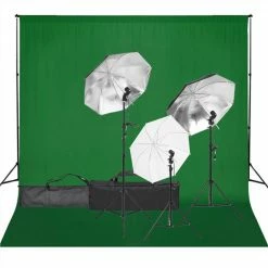 Deals 🎁 Photo Studio Kit with Light Set and Backdrop 🛒