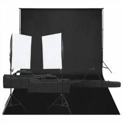 Flash Sale 🧨 Photo Studio Kit with Light Set and Backdrop 🤩