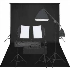 Best deal 🌟 Photo Studio Kit with Light Set and Backdrop ✔️