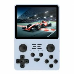 Promo βοΈ Powkiddy RGB20S Handheld Game Console 16+128GB 20,000 Games 3.5'' IPS OCA Screen Open Source for Linux - Blue π₯°