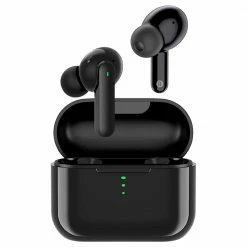 Budget 😉 QCY T11 Hifi Dynamic Armature TWS Earbuds with 4 Mics Noise Isolation Quick Charge APP Control- Black 😉