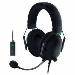Cheap ⌛ Razer BlackShark V2 Gaming Headset THX 7.1 Surround Sound 50mm Drivers Detachable Mic 3.5mm Audio Jack 👍