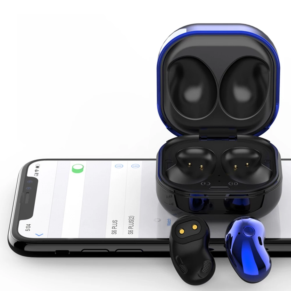 Best Pirce π S6 Plus Bluetooth 5.1 TWS Earphones With LED Display JIELI 6963 - Blue π€© - Image 3