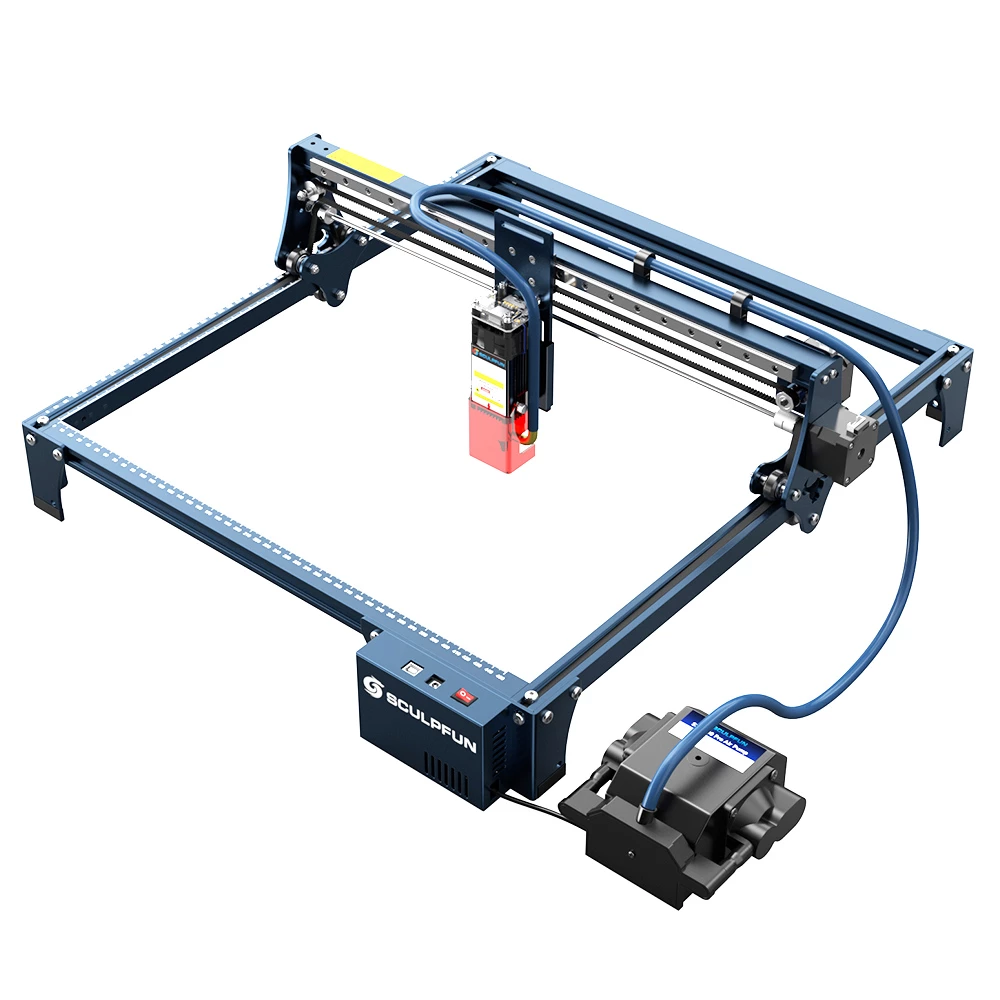Best Pirce π― SCULPFUN S30 5W Laser Engraver Cutter, Automatic Air-assist, 0.06x0.06mm Laser Focus, 32-bit π© Motherboard, Replaceable Lens, 410x400mm, Expandable 935x905mm β€οΈ