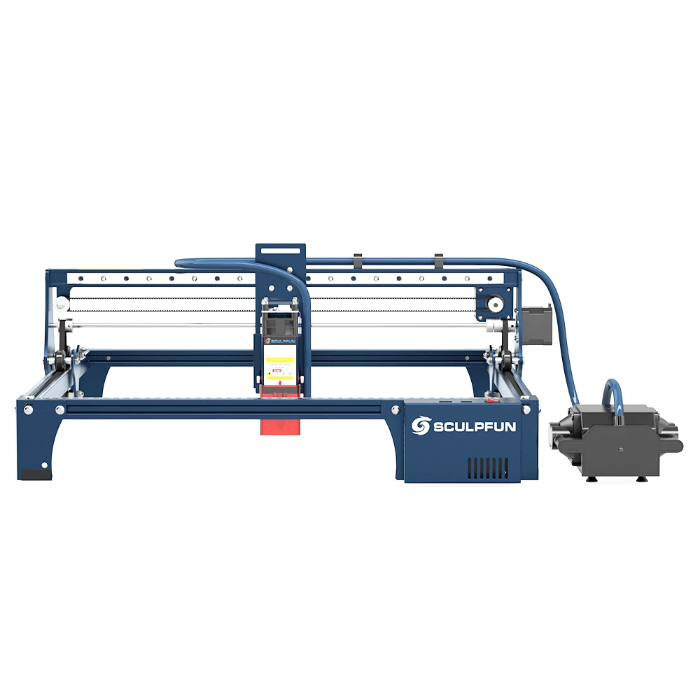 Best Pirce π― SCULPFUN S30 5W Laser Engraver Cutter, Automatic Air-assist, 0.06x0.06mm Laser Focus, 32-bit π© Motherboard, Replaceable Lens, 410x400mm, Expandable 935x905mm β€οΈ - Image 2