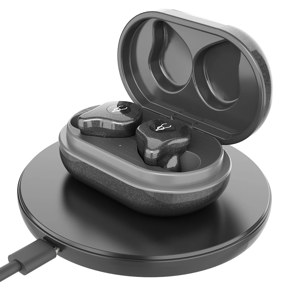 Outlet 𧨠Sabbat E16 Bluetooth 5.2 Music Gaming TWS Earphones, Balanced Armature Driver, Qualcomm QCC3040, 45ms Low Latency, aptX / AAC / SBC, Deep Bass, CVC 8.1 Noise Cancelling, Mystic Black π - Image 2