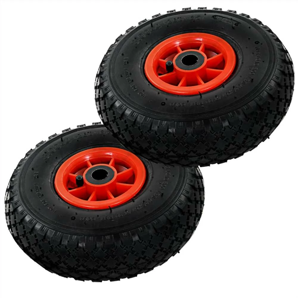 Cheap β€οΈ Sack Truck Wheels 2 pcs Rubber 3.00-4 (260x85) π€©