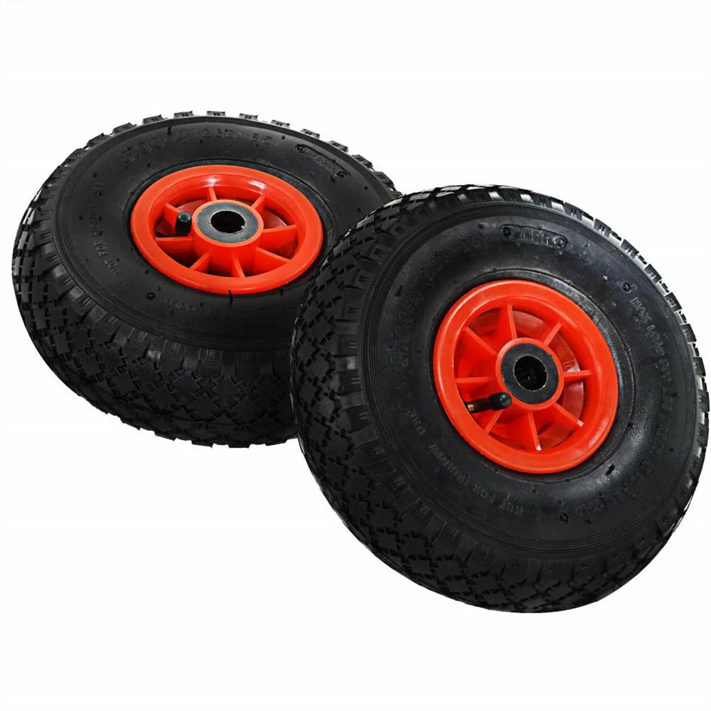 Cheap β€οΈ Sack Truck Wheels 2 pcs Rubber 3.00-4 (260x85) π€© - Image 3
