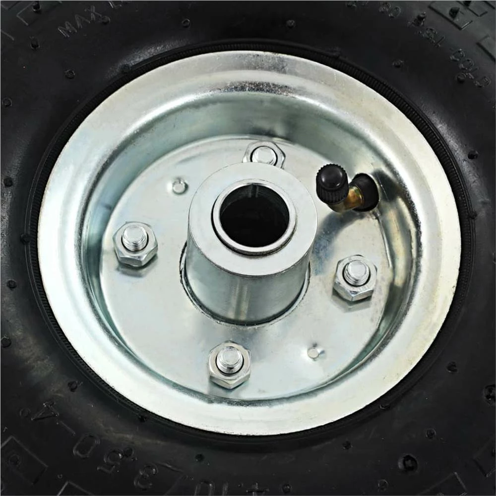 Best deal π Sack Truck Wheels 4 pcs Rubber 4.10/3.50-4 (260x83) π - Image 2