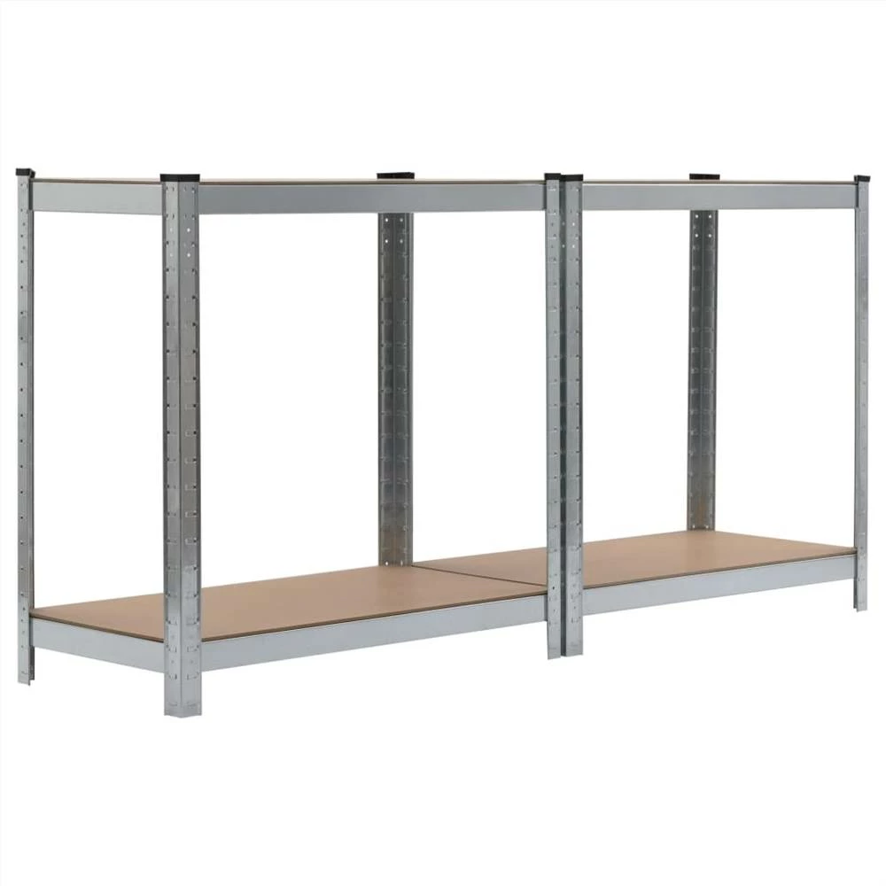 Deals β Storage Shelf Silver 80x40x160 cm Steel and MDF π - Image 5