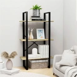 Cheapest 🔥 Storage Shelf Sonoma Oak 60x30x105 cm Chipboard 🔔