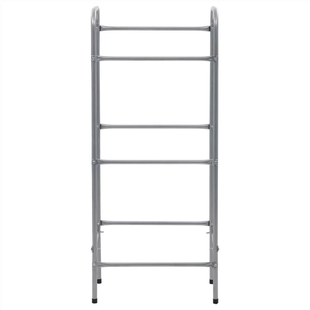 Buy 𧨠Storage Shelf for 3 Crates Silver 50x33x116 cm Steel π - Image 3