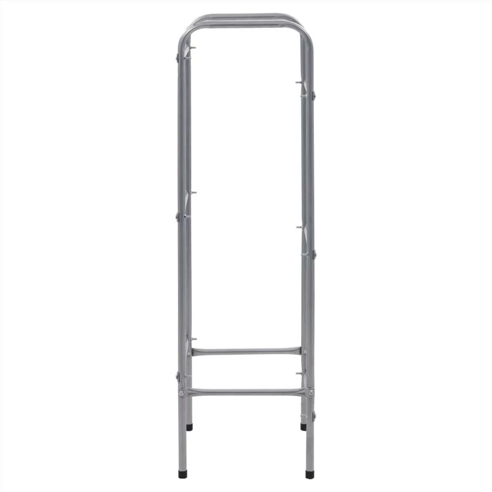 Buy 𧨠Storage Shelf for 3 Crates Silver 50x33x116 cm Steel π - Image 4