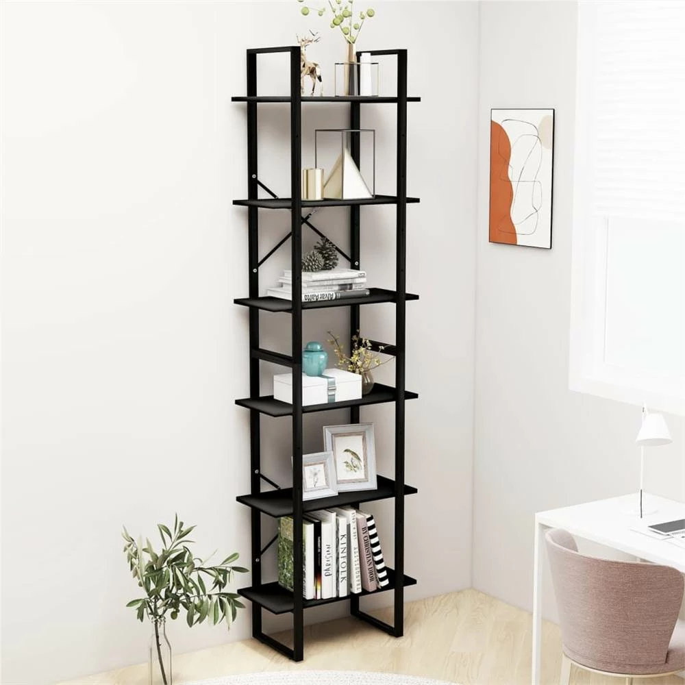 Wholesale βοΈ Storage Shelves 2 pcs Black 60x30x210 cm Chipboard π