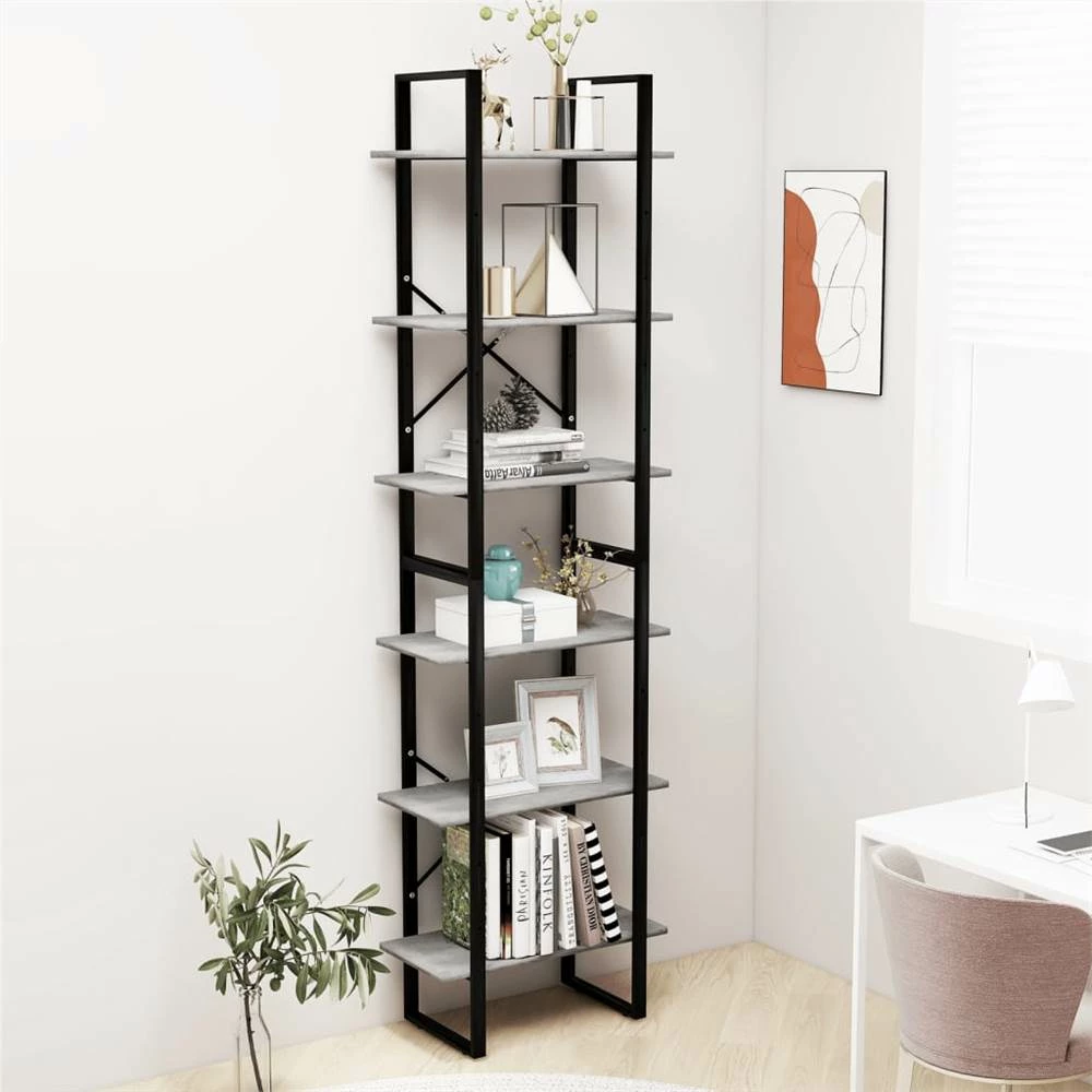 Best reviews of β Storage Shelves 2 pcs Concrete Grey 60x30x210 cm Chipboard π