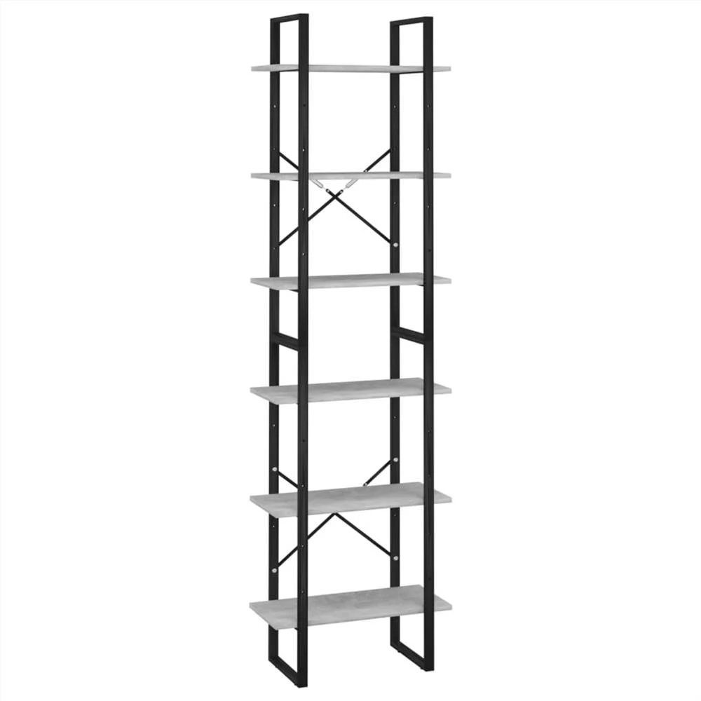 Best reviews of β Storage Shelves 2 pcs Concrete Grey 60x30x210 cm Chipboard π - Image 2