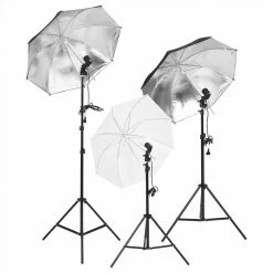 New 🎉 Studio Lighting Set with Tripods & Umbrellas ❤️