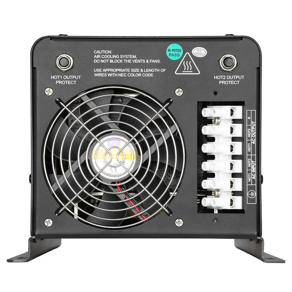 New 🛒 SunGoldPower 6000W 48V DC Pure Sine Wave Inverter, Low Frequency, 240V AC Input, 120V AC/240V AC Output, Split Phase with Battery Charger, Off-Grid, 18000W Peak 🤩 - Image 4