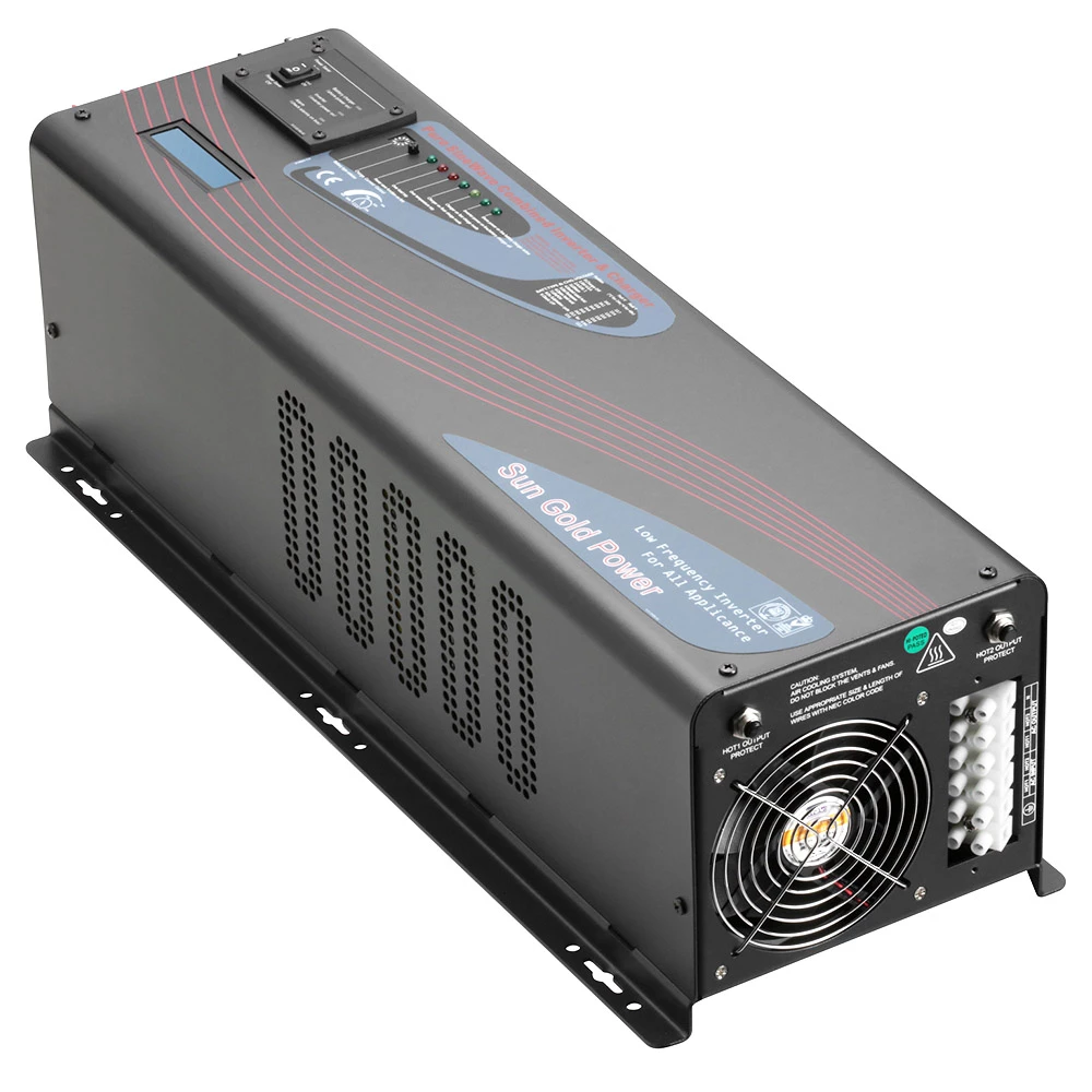 New 🛒 SunGoldPower 6000W 48V DC Pure Sine Wave Inverter, Low Frequency, 240V AC Input, 120V AC/240V AC Output, Split Phase with Battery Charger, Off-Grid, 18000W Peak 🤩 - Image 6