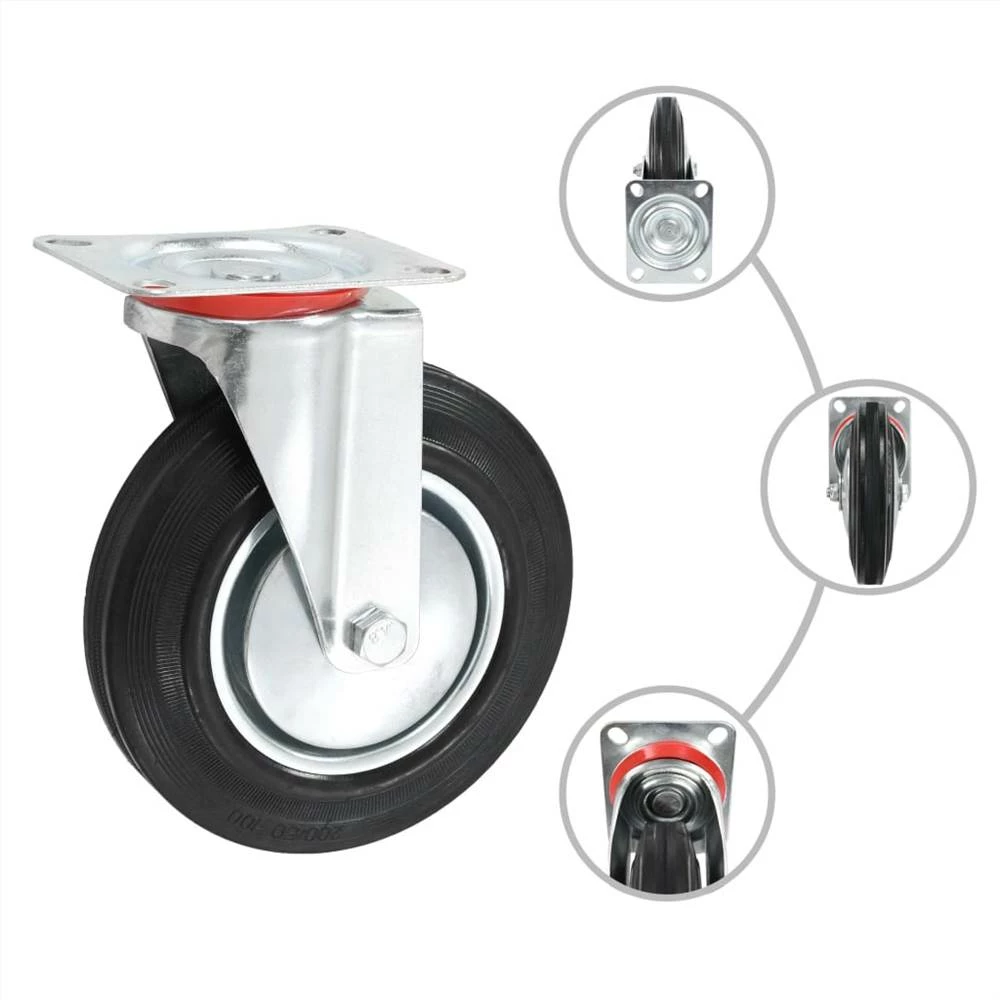 Hot Sale π Swivel Casters 4 pcs 200 mm π₯ - Image 2