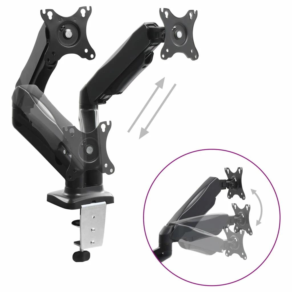 Outlet π₯° TV Monitor Desk Mount 13"-27" with Gas Spring Dual Arm π - Image 5