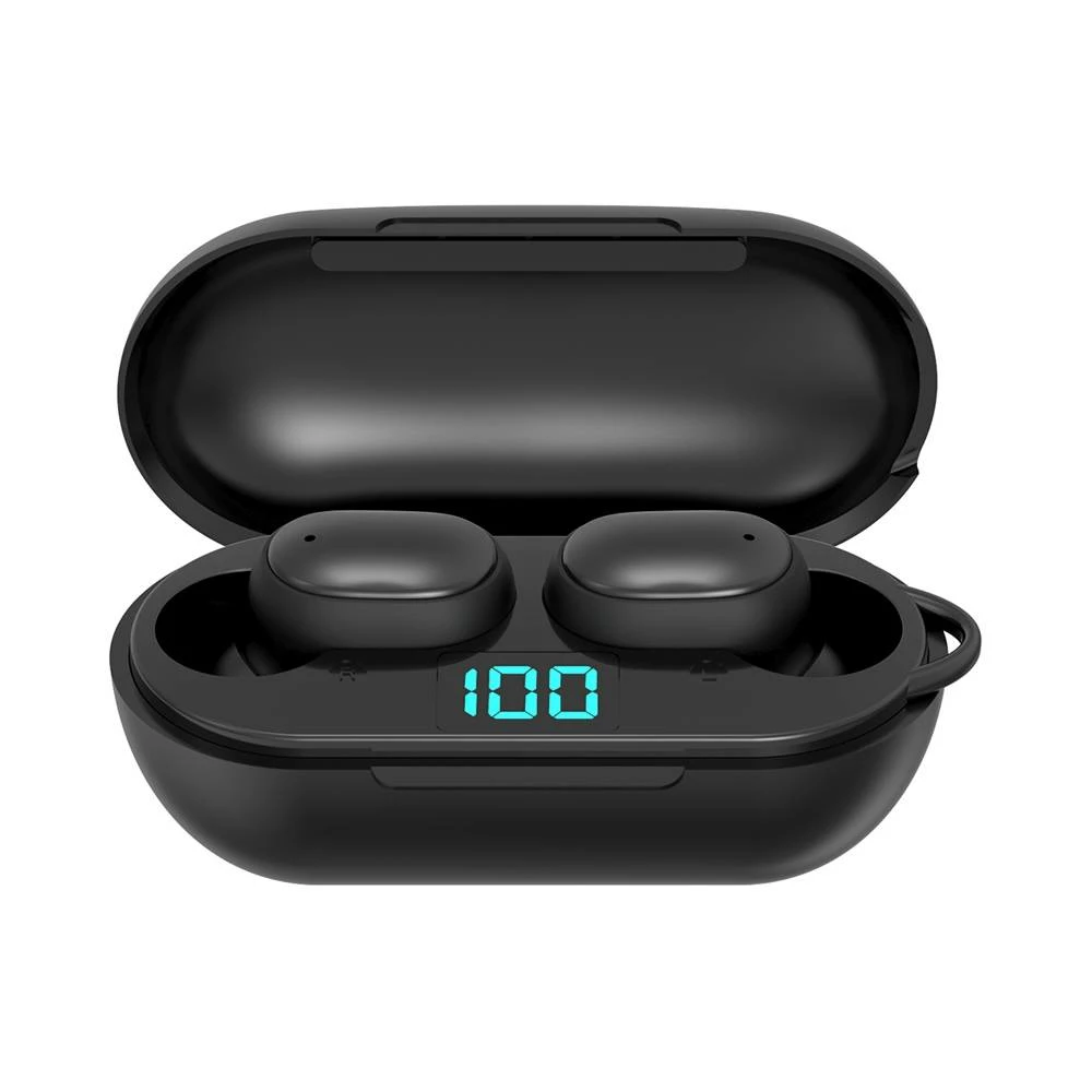 Budget π― H6 True Wireless Bluetooth 5.0 Earphones Binaural Call Siri Power Display 220mAh Charging Box - Black π - Image 3