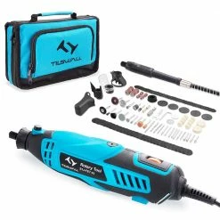 Outlet 🎉 Tilswall 160W Variable Speed Rotary Multi Tool Kit 😍