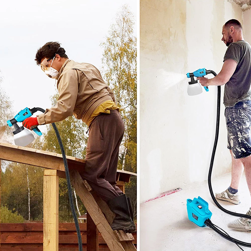 Hot Sale π Tilswall Paint Sprayer 800 Watt HVLP with 1300ml Detachable Container β€οΈ - Image 5