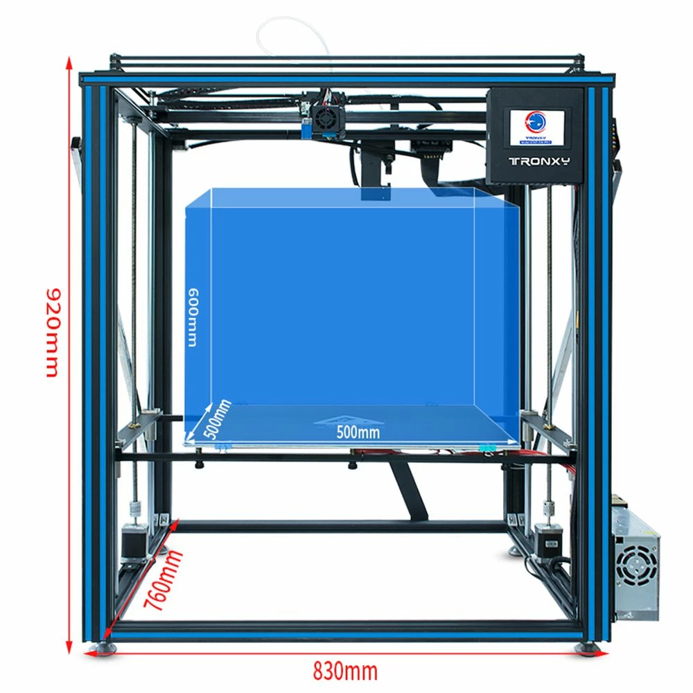 Best Pirce π TRONXY 3D X5SA-500 Pro Upgraded FDM 3D Printer 500*500*600mm Linear Guide Titan Extruder CoreXY Ultra Silent Mainboard π - Image 5