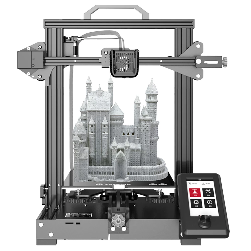Budget π― Voxelab Aquila X2 FDM 3D Printer 32-bit Silent π© Motherboard Resume Printing 4.3-inch Color LCD Screen 220x220x250mm β¨ - Image 3