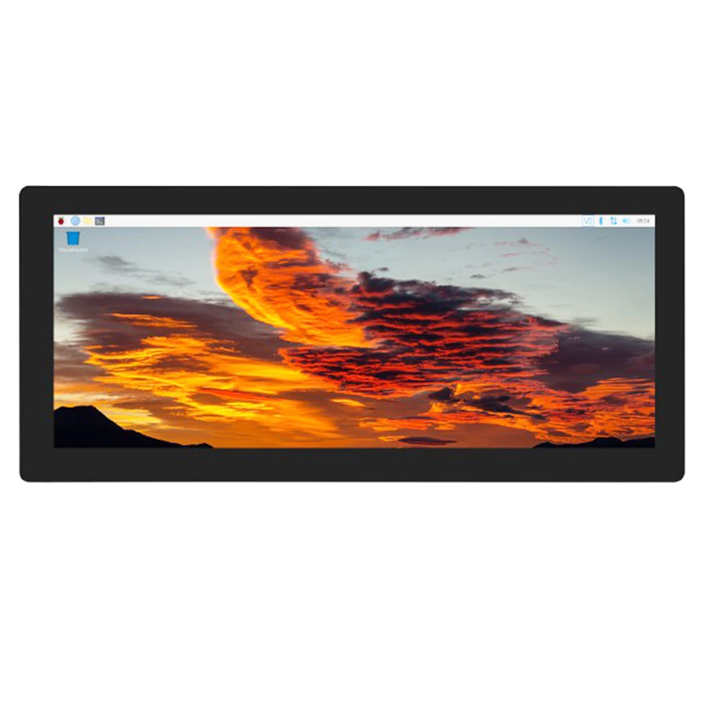 Hot Sale π― Waveshare 12.3inch Capacitive Touch Screen LCD 1920 x 720 HDMI IPS Toughened Glass Panel β