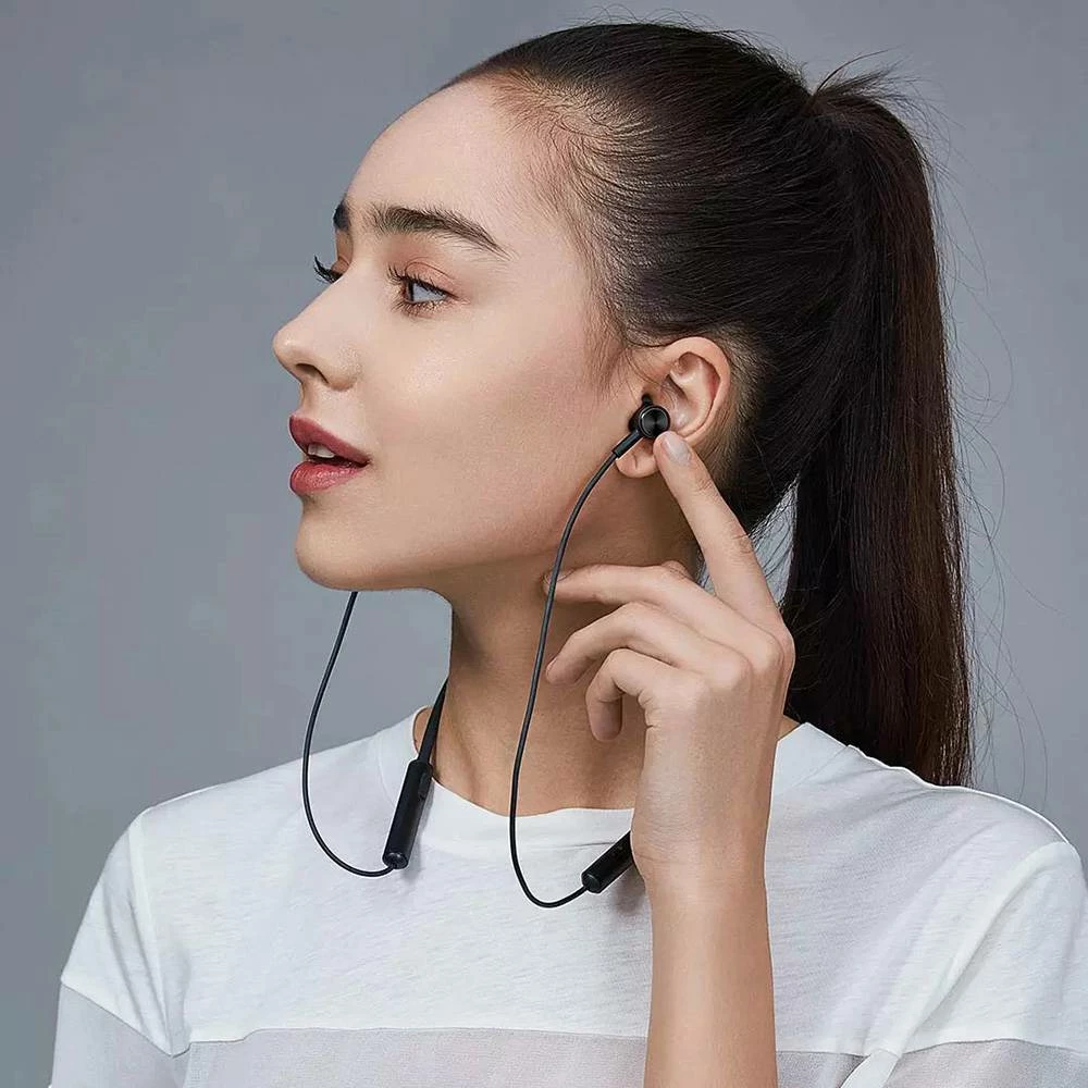 Coupon ⌛ Xiaomi Line Free Qualcomm QCC5125 Bluetooth 5.0 Earphone Qualcomm aptX Adaptive DSP cVc Noise Canceling 9 Hours Working Time - Black 🎉 - Image 4