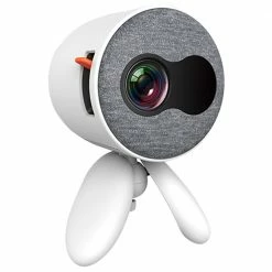 Coupon 🎉 YG220 Mini Pocket Projector 480*320P Supports 1080P HDMI AV SD USB Compatible with Fire TV Stick/PS4/USB/HDMI/SD/AV - White 😍