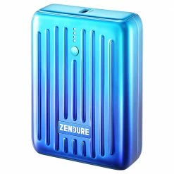 Buy 🥰 ZENDURE SuperMini 10000mAh 20W PD Power Bank, ZEN+2.0 Technology, 1x USB-C, 2 x USB-A, Blue 😀