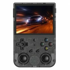 New π ANBERNIC RG353VS 16GB/128GB Game Console, Android 11 Linux Dual OS, Rockchip RK3566, 5G WiFi, HDMI, 6H Battery Life, 3.5in IPS Screen, Transparent Black π§¨